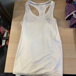 White Nike active tank top
